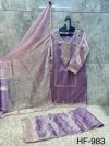 Hoor Tex 983 A To C Armani Gabana Embroidery Salwar Kameez
