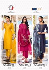 Nakhrali Vol 6 By Af Modal Silk Kurti With Bottom Dupatta Exporters In India