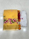 DF 132 Ankita Embroidery Soft Linen Designer Sarees Wholesale Market In Surat With Price