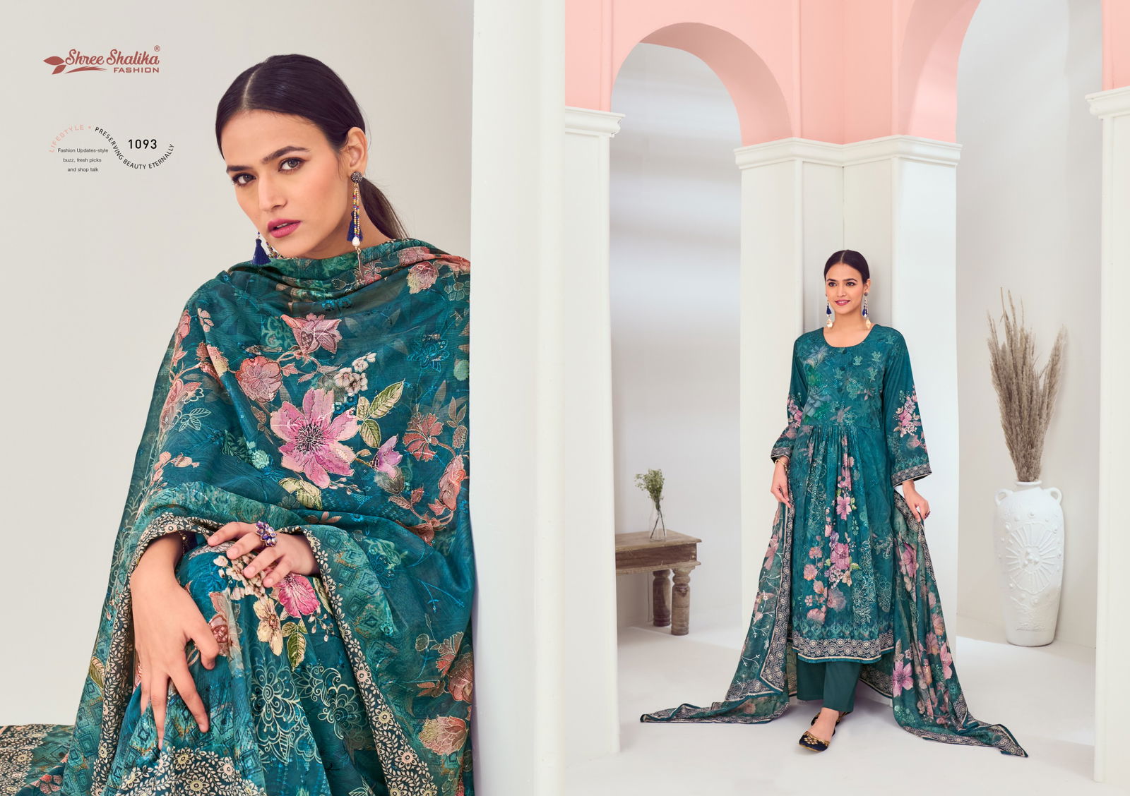 Shree Shalika Vol 109 Lawn Cotton Embroidery Salwar Suits Wholesale In India