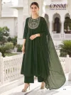 Noor Vol 2 By Ossm Mal Chanderi Embroidery Kurti With Bottom Dupatta 
