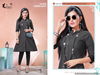 Kinti Blue Berry Latest Designer Handloom Short Kurti With Side Pocket Collection
