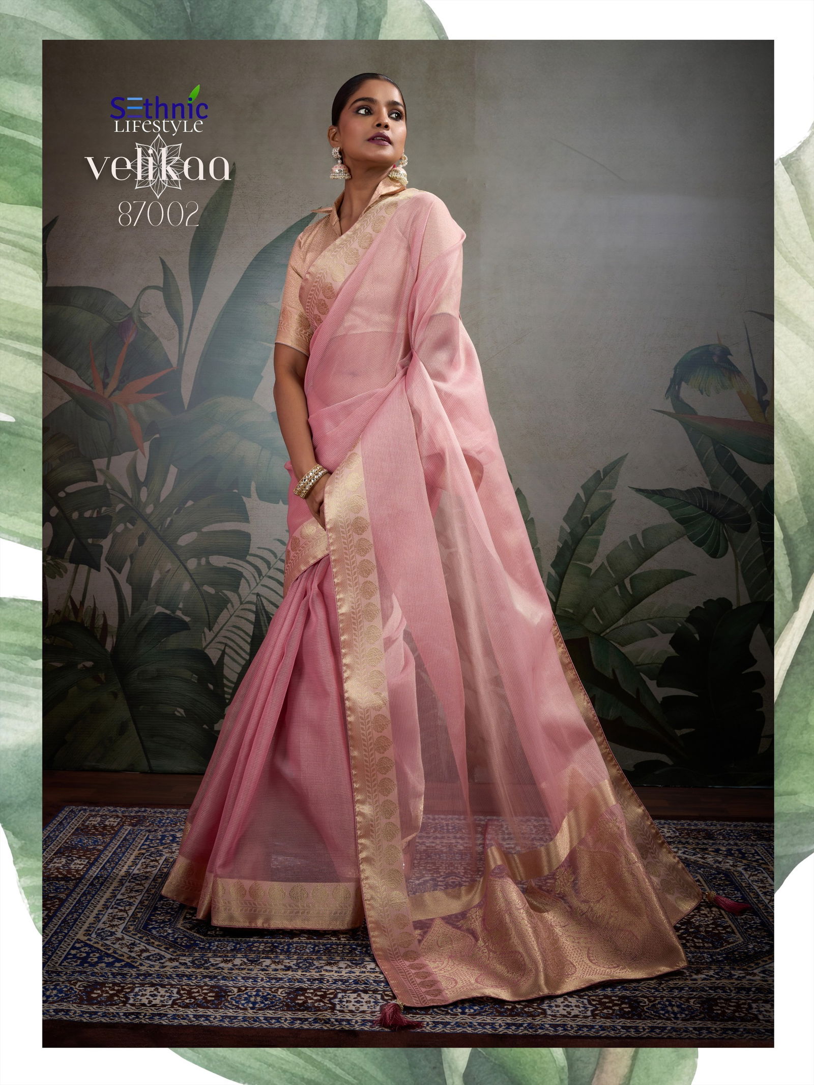 Velikaa By Sethnic Tissue Silk Wholesale Party Wear Saree Suppliers In India
