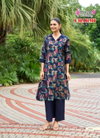 Charmi Vol 1 by Mystic 9 Vertican Printed Princess Cut Co Ord Set Suppliers In India