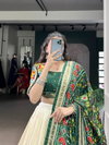 Taraa L 1735 Tussar Silk Patola Printed Navratri Lehenga Collection Wholesalers In Delhi