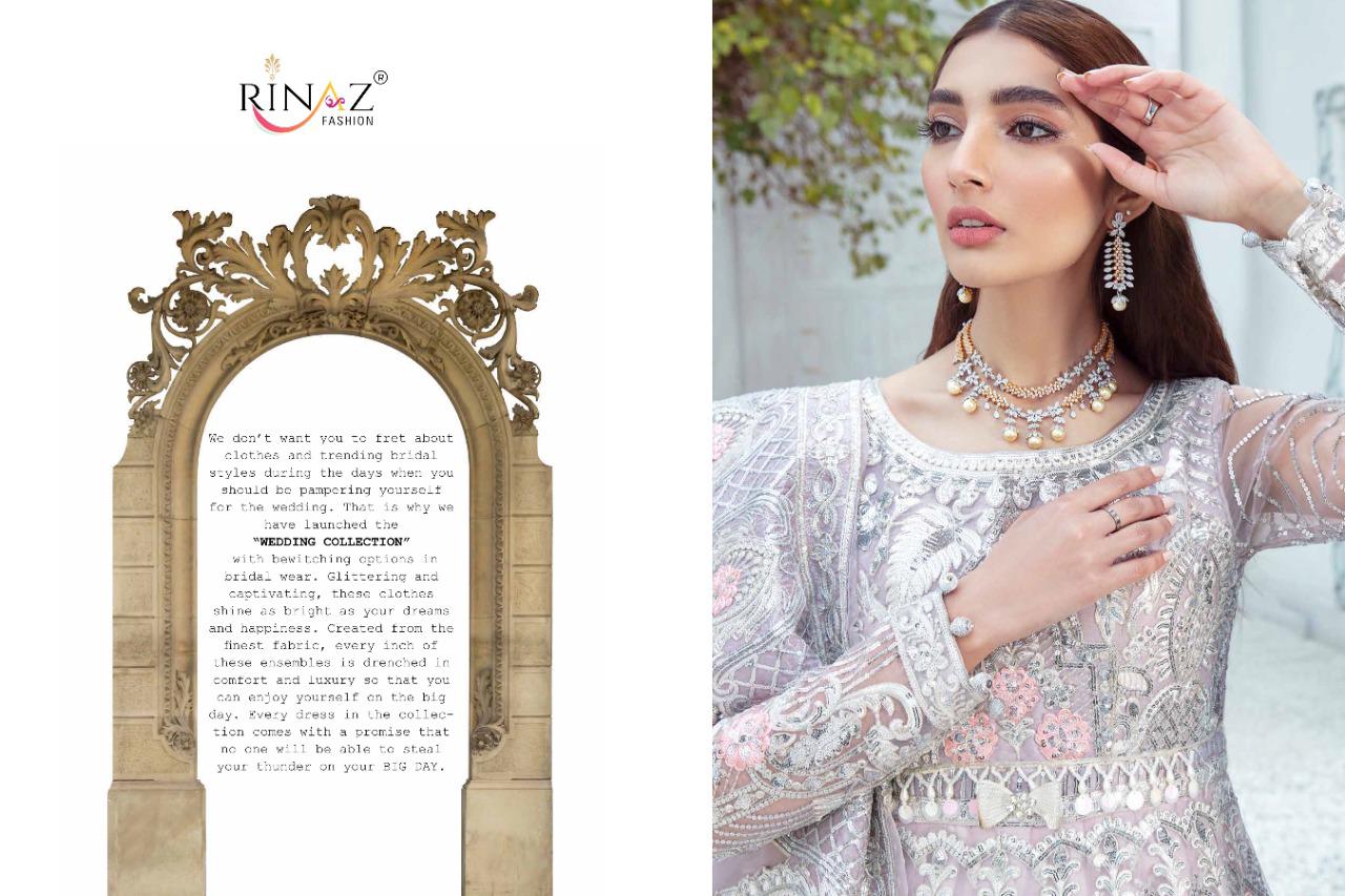 Rinaz Rim Zim 7 Latest Fancy Designer Heavy Wedding Wear Embroidery Pakistani Salwar Suits Collection

