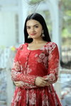 KA 1041 Faux Georgette Printed Readymade Gown Exporters In India