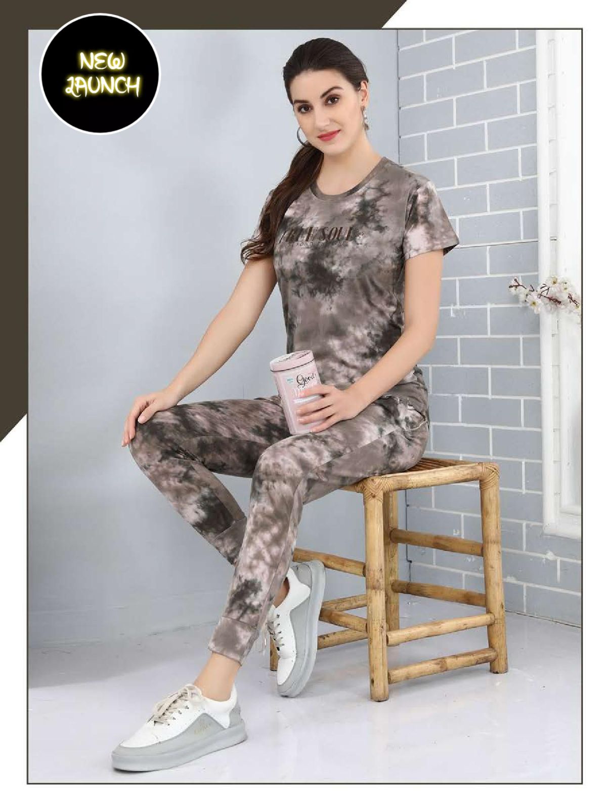 Summer Special Vol D308 Tie Die Printed Night Suit Collection
