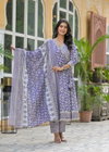 Naisha K 328 Cotton Casual Wear Anarkali Kurti With Pant Dupatta Wholesale Market In Surat