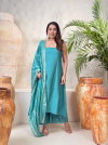 Naisha K 145 Vol 3 Gadwal Kurti Bottom With Dupatta Wholesale Market In Surat