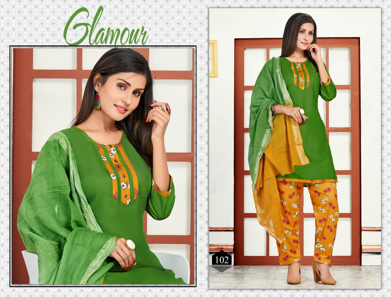 Faiza Latest Daily Wear Royal Collection Of Rayon Ready Made Salwar Suit With Cotton Dupatta 