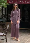 Marbles 7 By Lady Leela Viscose Silk Cord Set Ladies Top With Bottom Orders In India