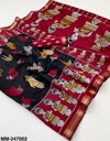 Rajyog Mul Cotton Vol 5 Soft Mul Cotton Zari Border Fancy Saree Wholesale Clothing Distributors In India