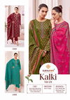 Kalki Vol 24 By Suryajyoti Jam Satin Printed Dress Material Orders In India