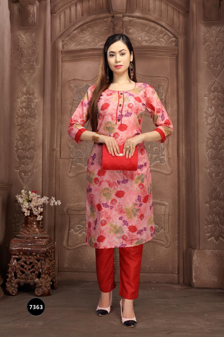 Fashion Talk Morni 2 Ethnic Wear Cotton Printed Kurtis With Bottom Collection
