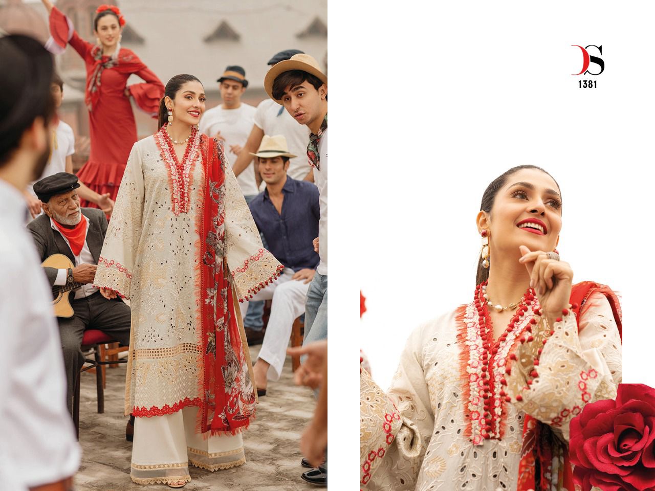 Deepsy Mushq Heavy Festive Wear Cotton Designer Pakistani Salwar Kameez
