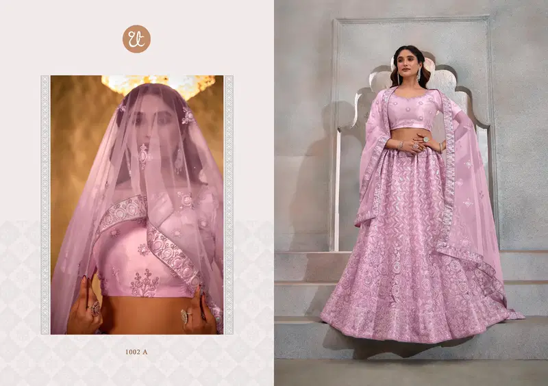 Eeva Vol 2 By Tt Butterfly Net Weeding Wear Lehenga Choli Exporters In India