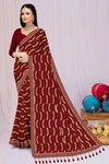 Ronisha 36 Chinon Fancy Daily Wear Saree Wholesale Clothing Suppliers In India