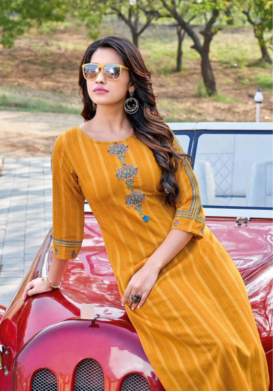 Kadlee Shalinee 3 New Ethnic Wear Viscose Kurti With Bottom Collection