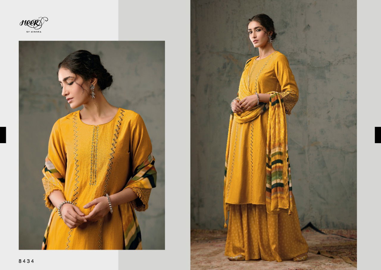 RIVAA JHANVI Latest Fancy Designer Heavy Casual Wear Jam Stain Embroidery Work Salwar Suit Collection