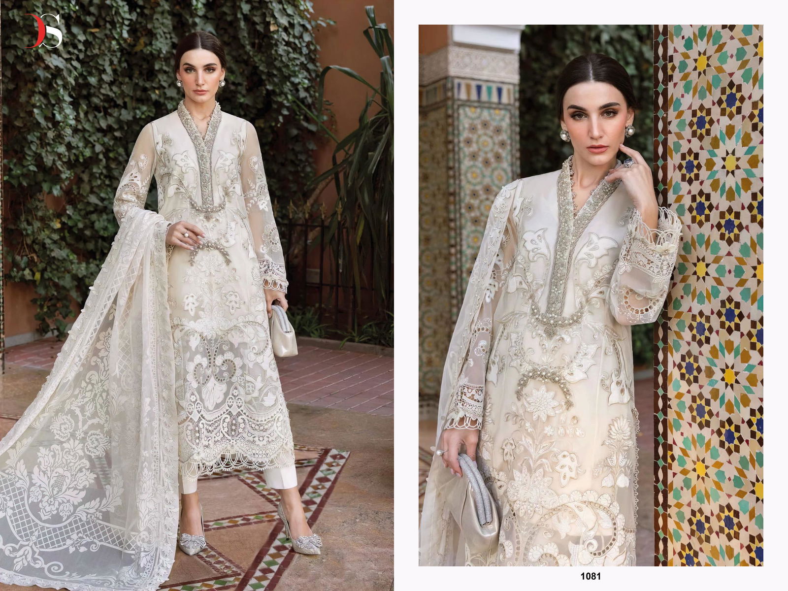Maria B Voyage Lawn 25 by Deepsy Suits Cotton Dupatta Pakistani Suits Online Wholesale