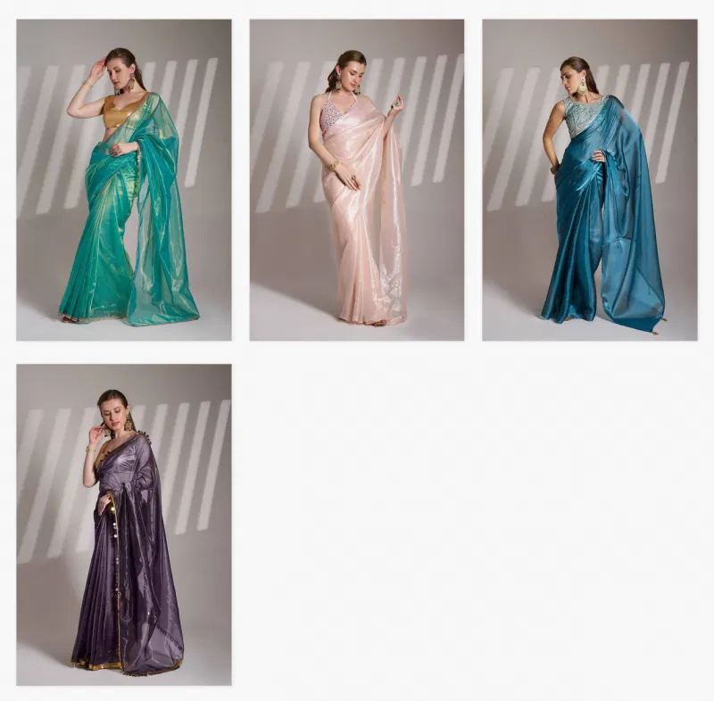 Ziva 41 Beautiful Twin Net Party Wear Saree Wholesale Price In Surat