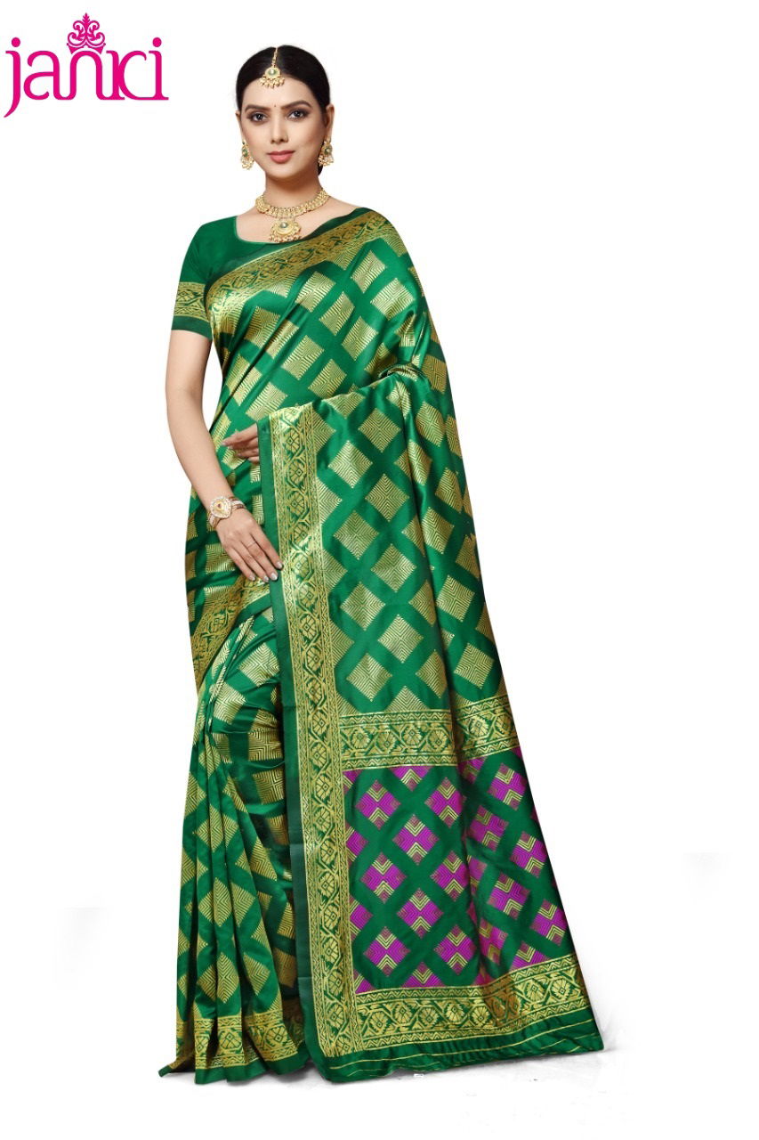 Janki Latest Designer Heavy Banarasi Silk Saree Collection 