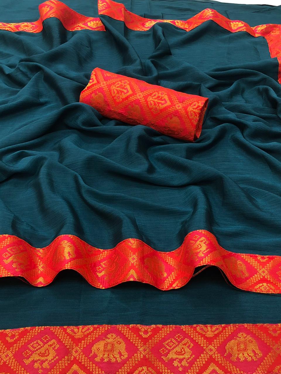 Anarika 20 Latest Fancy Festive Wear Printed Blouse Designer Soft Silk Saree Collection