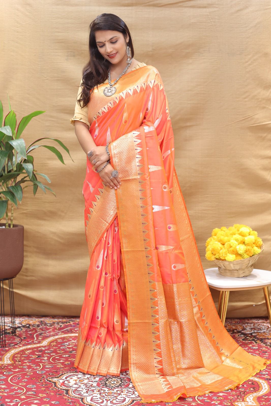 Policona Ratna Tilak Silk Sarees Catalog