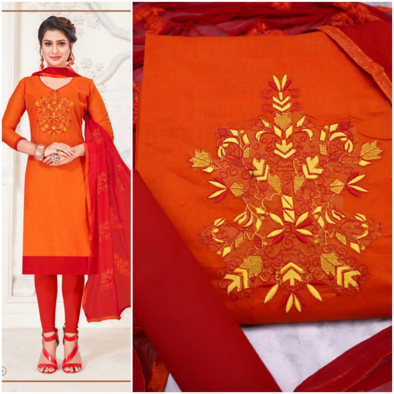 Lollipop Latest Modal Silk Embroidery Work Dress Material Collection Nazmeen Embroidery Work Dupatta 