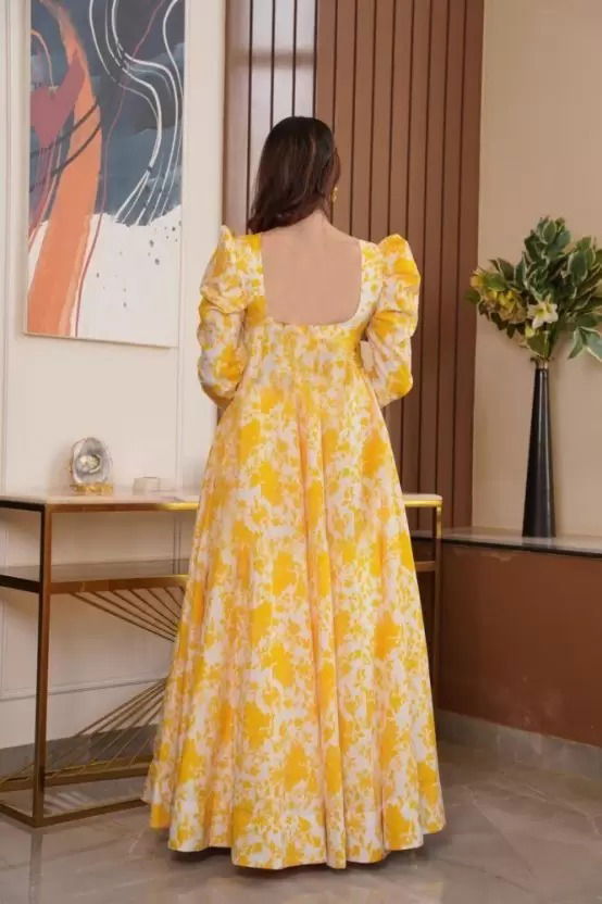 Gopi Gown By Bhargavi Party Wear Georgette Gown Catalog