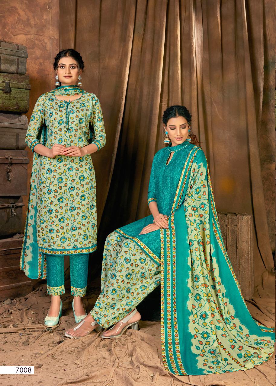Shiv Gori Lado latest Fancy Heavy Casual Wear Heavy Indonesia Cotton with beautiful Gala tie on print Designer Dress Material Collection
