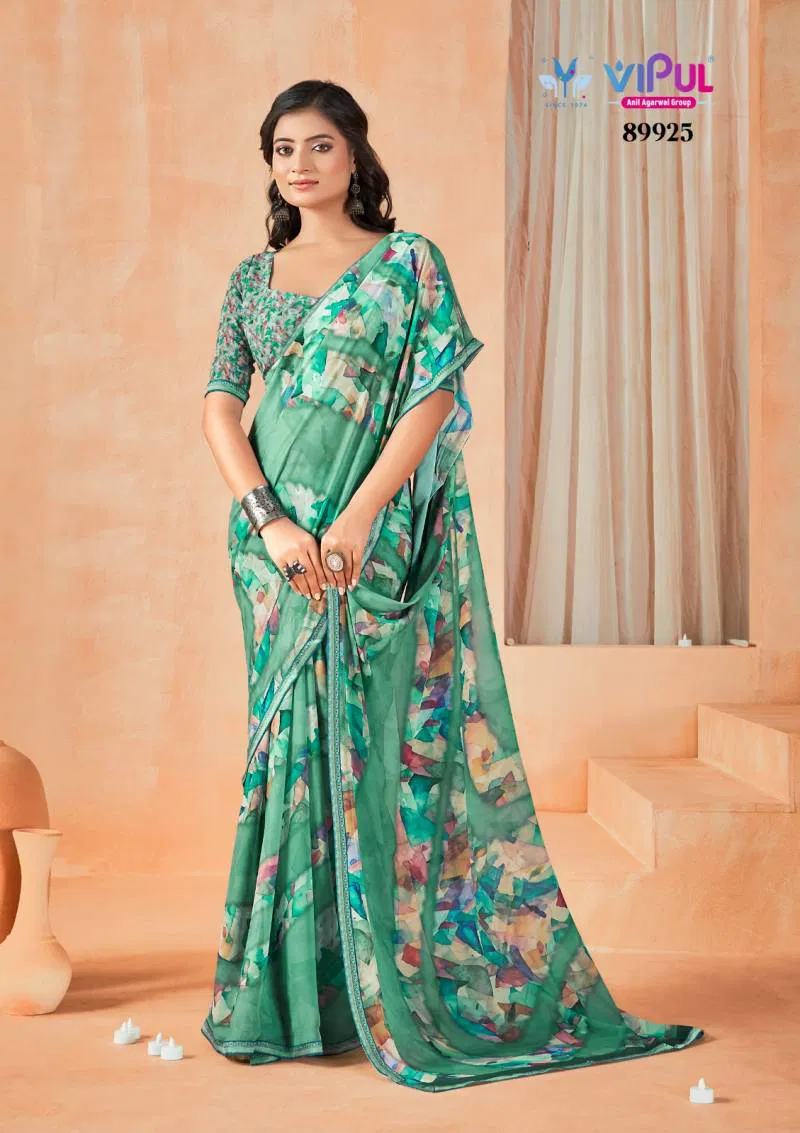 Aardhya Vol 2 By Vipul Weight Less Printed Fancy Saree Wholesalers In Delhi