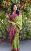Scmg Ethnic Casual Wear Linen Cotton Printed Saree Bulk Orders In India