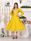 Anarkali Vol 1 By Sankheswer Roman Silk Anarkali Kurtis Wholesale Shop In Surat