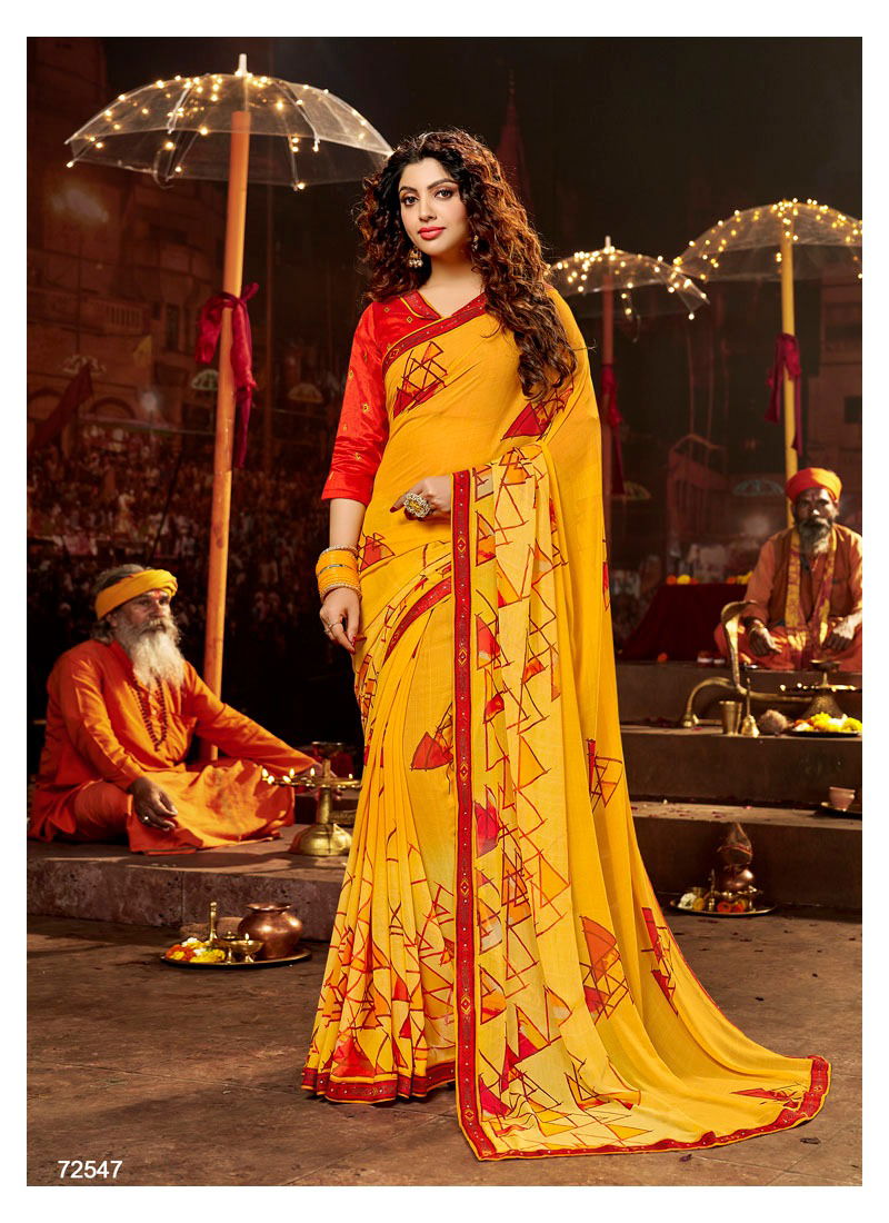 ANTPA CARVAAN Latest Fancy Designer Heavy Regular Wear Weightless Saree Collection