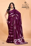 Amrita Vol 3 By Kashvi Dull Moss Daily Wear Sarees Wholesale Online