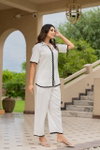 Naisha K 207 Cotton Embroidered Cord Sets Wholesale Distributors In India