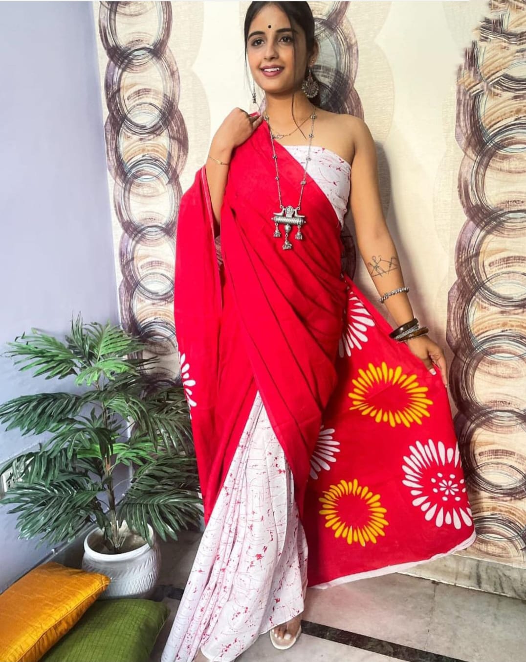 Vk 4106 Mono Cotton Partywear Saree catalog