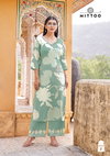 Naisha By Mittoo Rayon Printed Kurti With Bottom Wholesale Market In Surat
