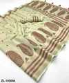 Rajyog Zari Linen Digital Print Wholesale Designer Wear Saree Suppliers in Mumbai