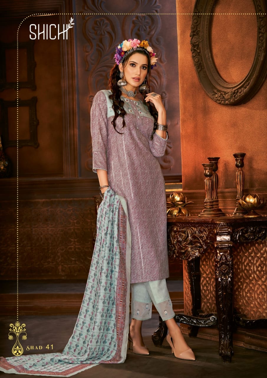 Shichi Adaa Collection Exclusive Wear Regular Wear Ploly Ready Made signature-1-casual-daily-wear-cotton-fancy-designer-kurti-With Collection