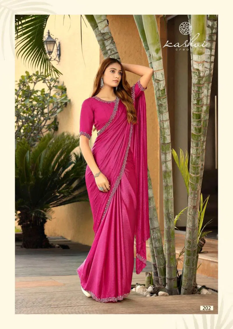 Sapphire Vol 2 By Kashvi Soft Silk With Jharkan Work Saree Wholesale Market Surat