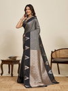 Maahi 207 Banarasi Silk Silver And Gold Zari Worked Beautiful Saree Wholesale Suppliers In Mumbai