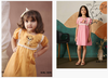 T 3239 And 5117 Rayon And Linen Fancy Kids Wear Collection Exporters In India