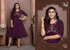 Kinti Aaliya 4 Rayon Embroidery Nayra Cut Kurtis Catalog
