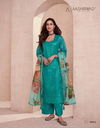 Gulkand Elora By Aashirwad 9859 To 9863 Designer Salwar Suits Surat Wholesale Market

