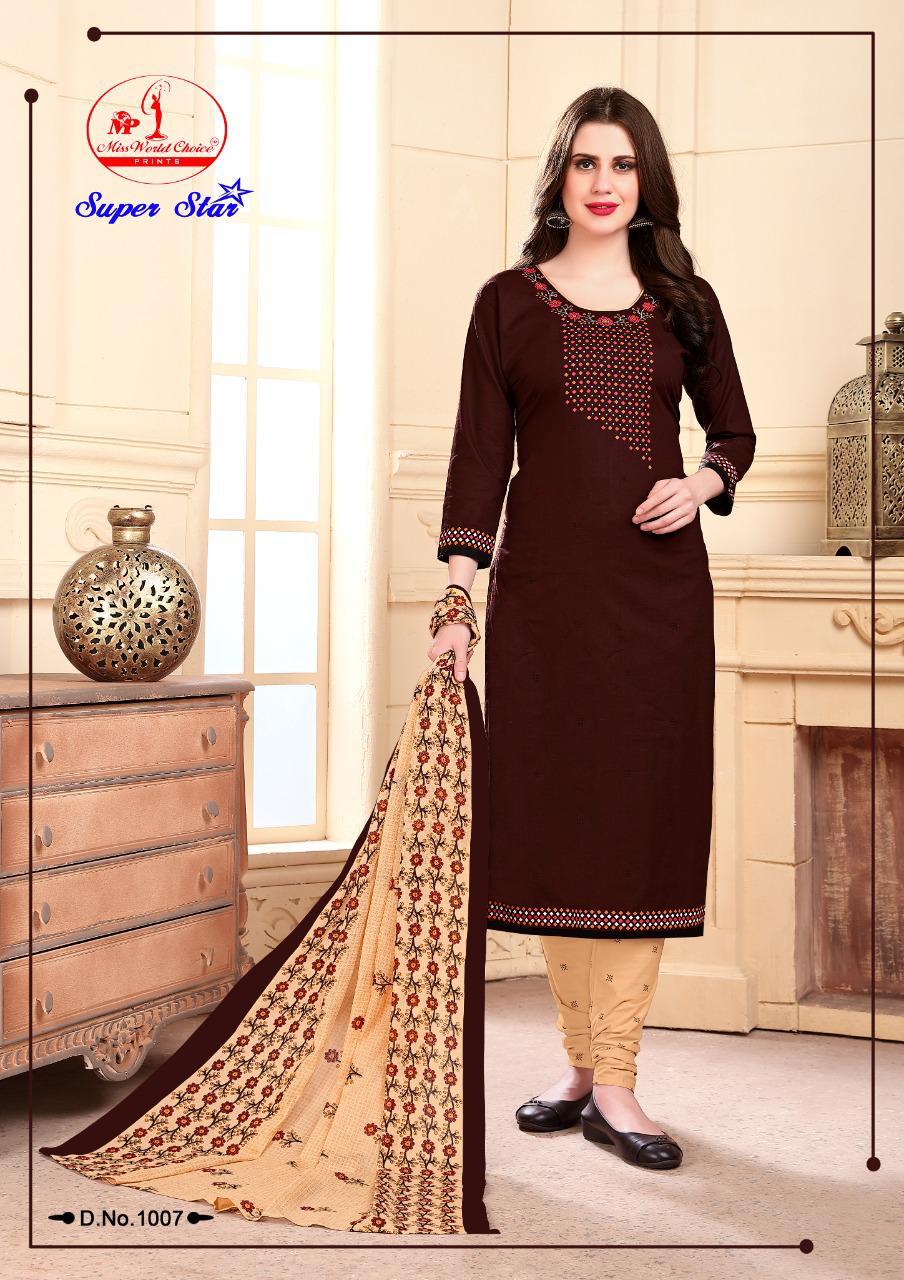 SUPAR STAR Vol 1 Pure Printed Cotton Designer Daily Wear Salwar Suit Collections