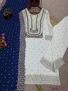 Nsr 803 Heavy Faux Georgette Embroidery Readymade Suits Wholesale Online