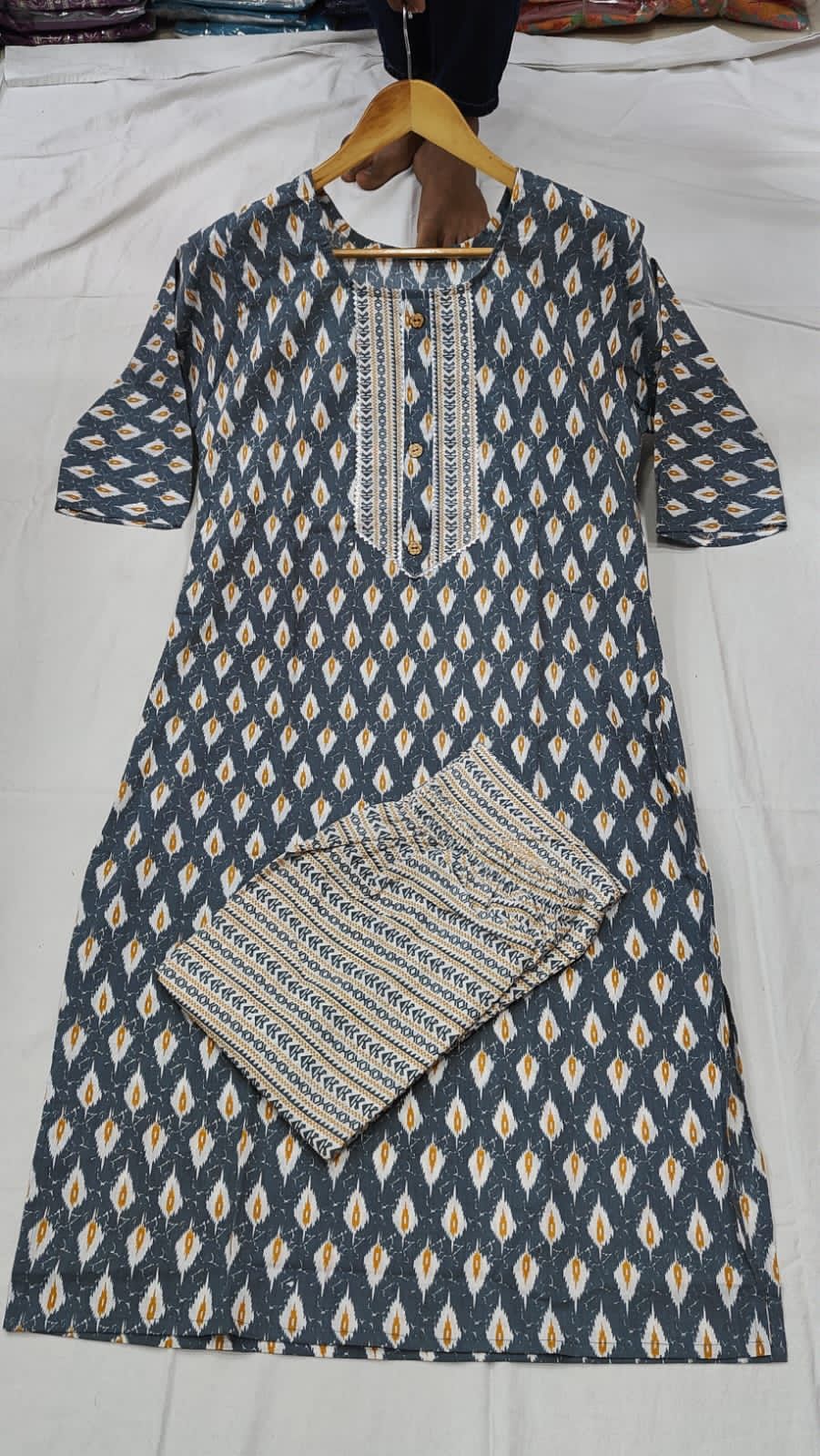 Jaipoor Kurti Cotton Wholesale Kurti with Bottom Manufacturers 